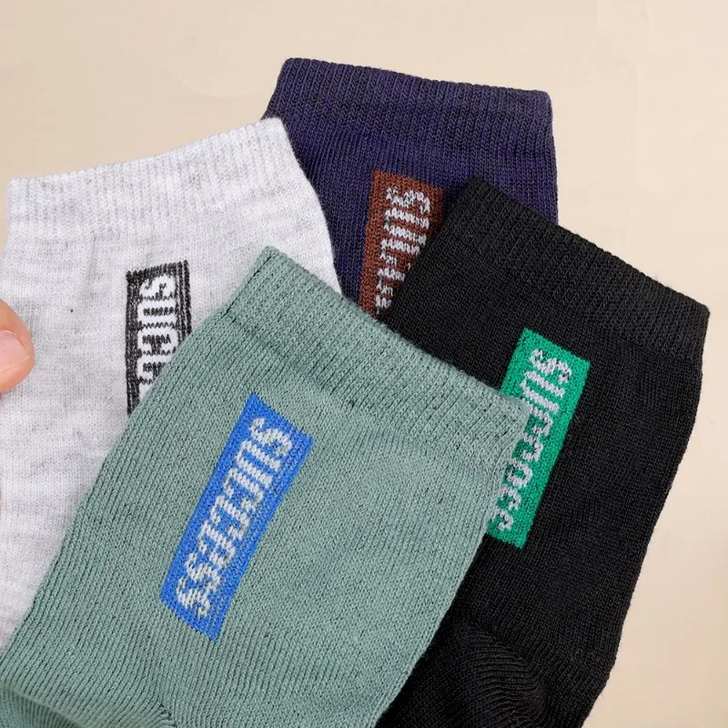 6Pairs Men Bamboo Fiber Autumn Winter Socks Breathable Cotton Soft Sports Sock Deodorant Business High Quality Male Ankle Socks image 5