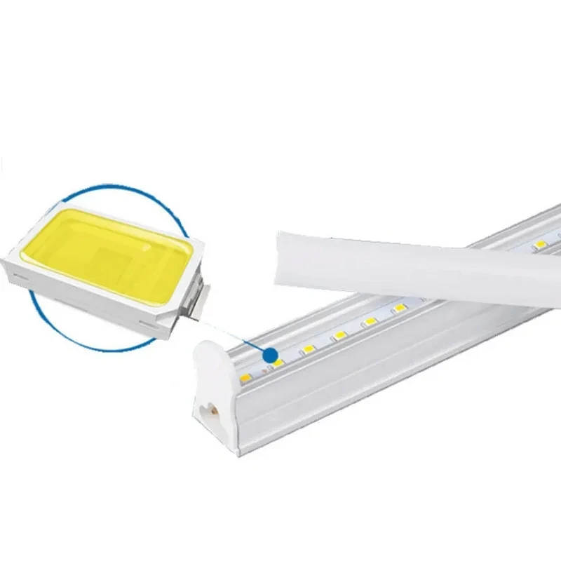 Imagem -05 - Lâmpada de Parede Fluorescente Led Tubo Colorido t Iluminação Integrada Frio Quente Branco 220v 30 cm 60 cm