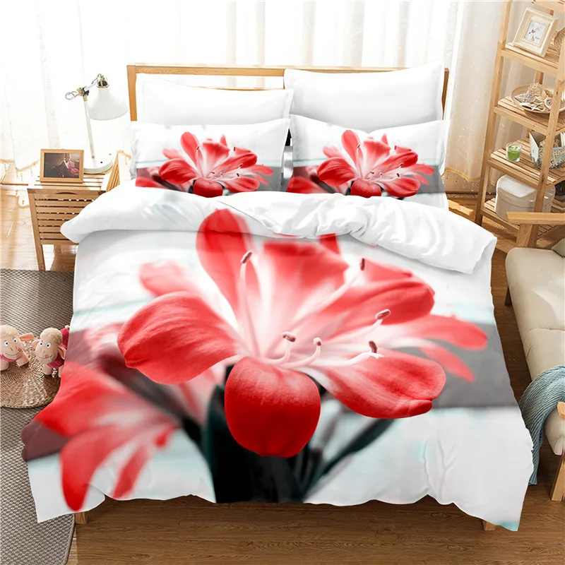 

Stamen Bedding Set Duvet Cover Set 3d Bedding Digital Printing Bed Linen Queen Size Bedding Set Fashion Design