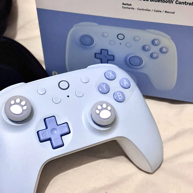 10pcs Cute Thumb Grip Cover Caps For 8BitDo Ultimate 2C Wireless Controller Protection Game Accessories