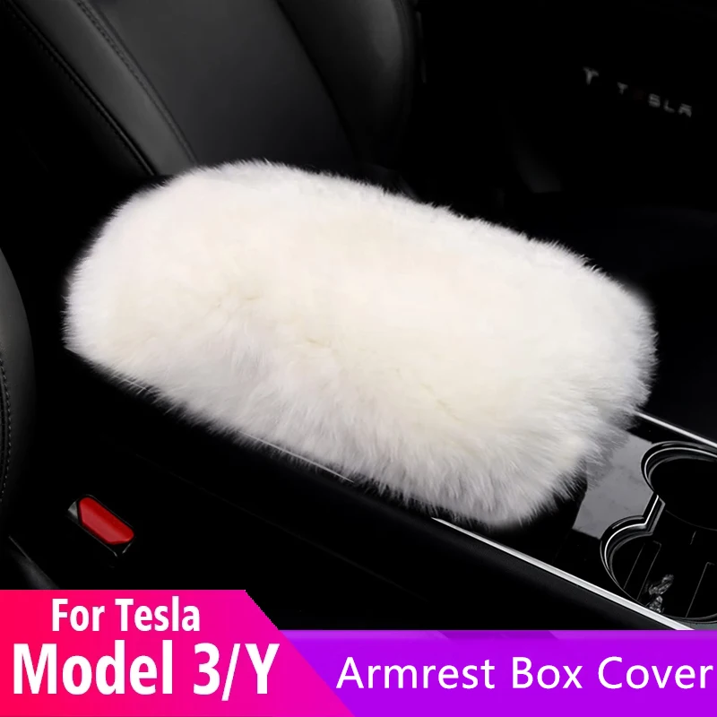 

New Car Console Central Auto Seat Armrest Box Pad Cushion Storage Cover Protection Cars Accessories For Tesla Model3/Y 2017-2022