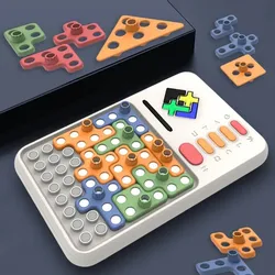 Super Block inteligentna gra logiczna 1000+ wyrównane w górę wyzwań łamigłówka puzzle interaktywne zabawki Fidget prezenty dla dzieci