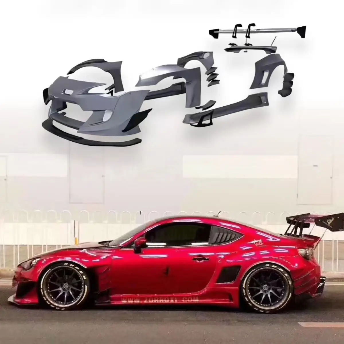 

Подходит для Toyota GT86 и Subaru BRZ 2013-2019 годов выпуска, комплект для полной модернизации автомобиля в стиле RB, широкий обвес третьего поколения, комплект дверей.