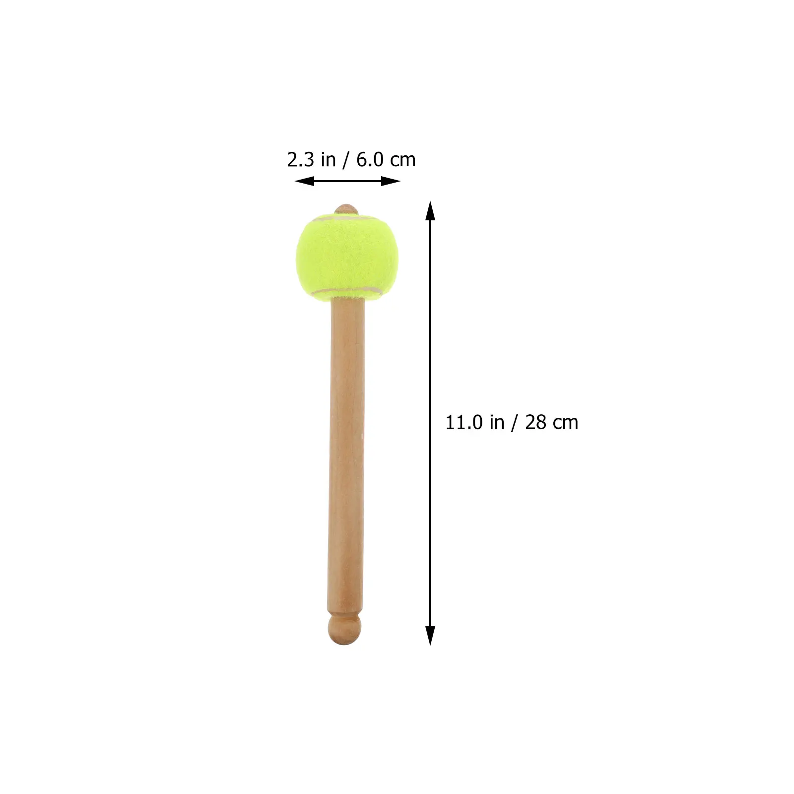 

Solid Wood Felt Hammer Drumsticks Mallets Percussion Snare Musical Instrument Accessories Kids Educational Toy Develop Rhythm