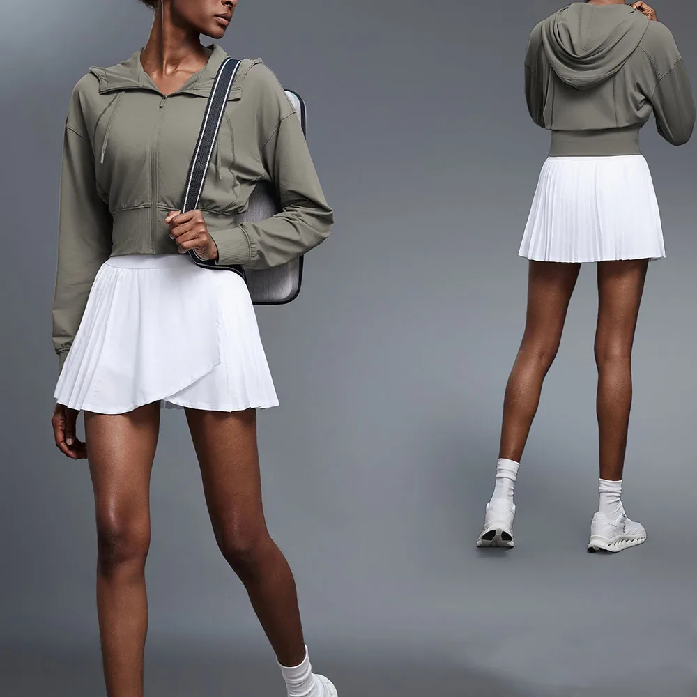 

Женская спортивная куртка с капюшоном большого размера, кардиган с капюшоном - осеннее пальто свободного покроя на молнии с завязками на талии, спортивная одежда для фитнеса, спортивная одежда