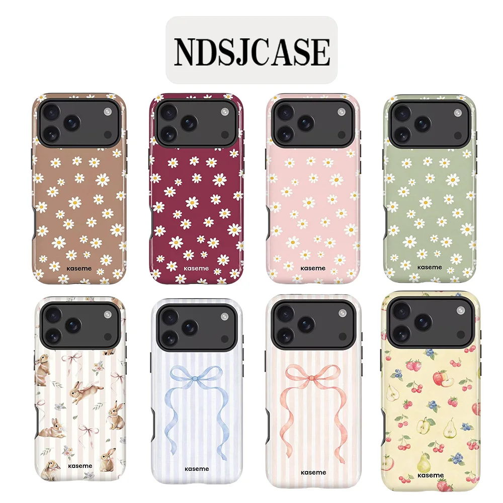 Роскошный чехол Clmj Amara Pink для iPhone 17, 17e, 16, 15, 14, 13, 12, 11, X, XS, XR, XSMAX, Air, Pro Max, Plus, двухслойная задняя крышка
