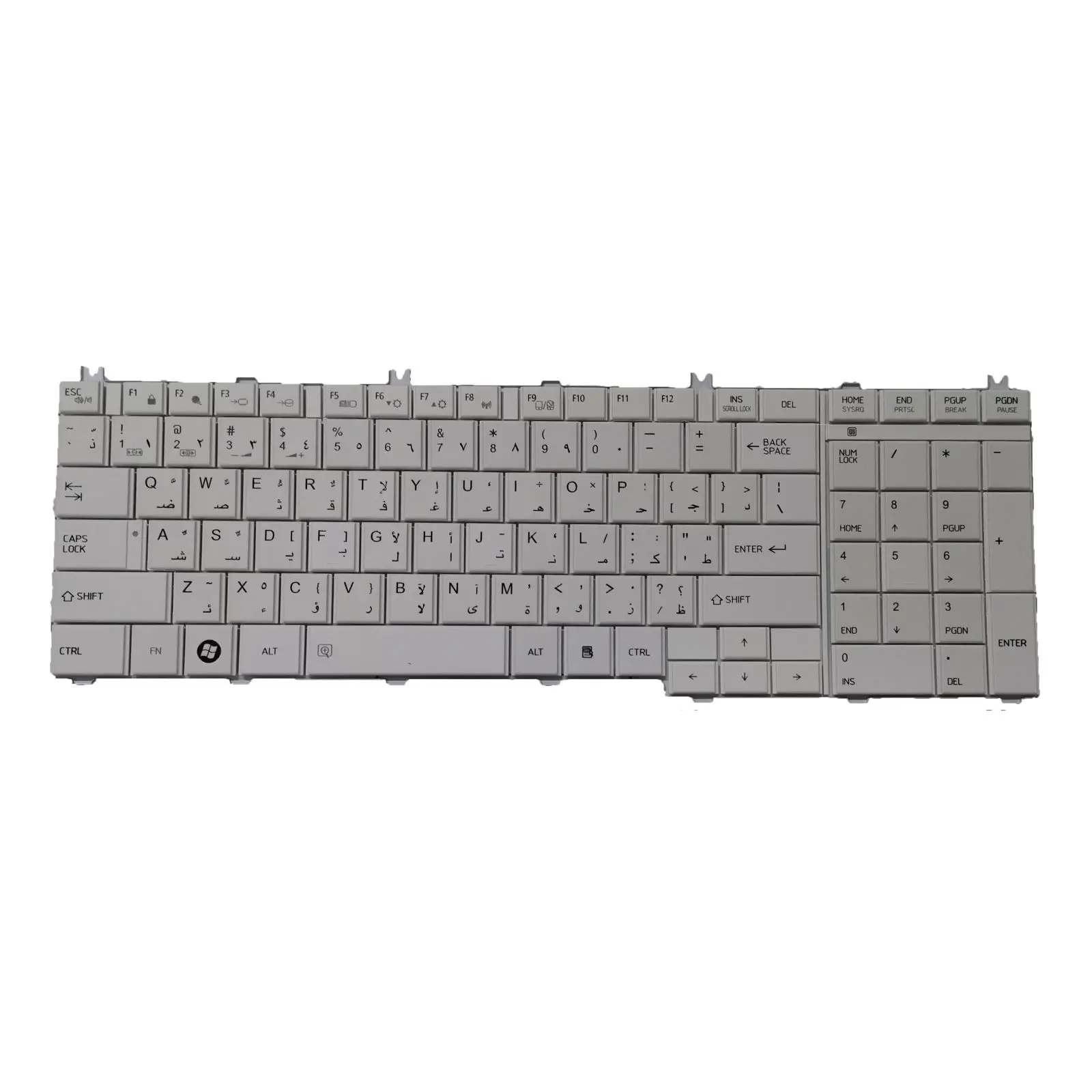 NEW AR Keyboard FOR TOSHIBA Satellite C650 C655 C660 L650 L655 L670 WHITE