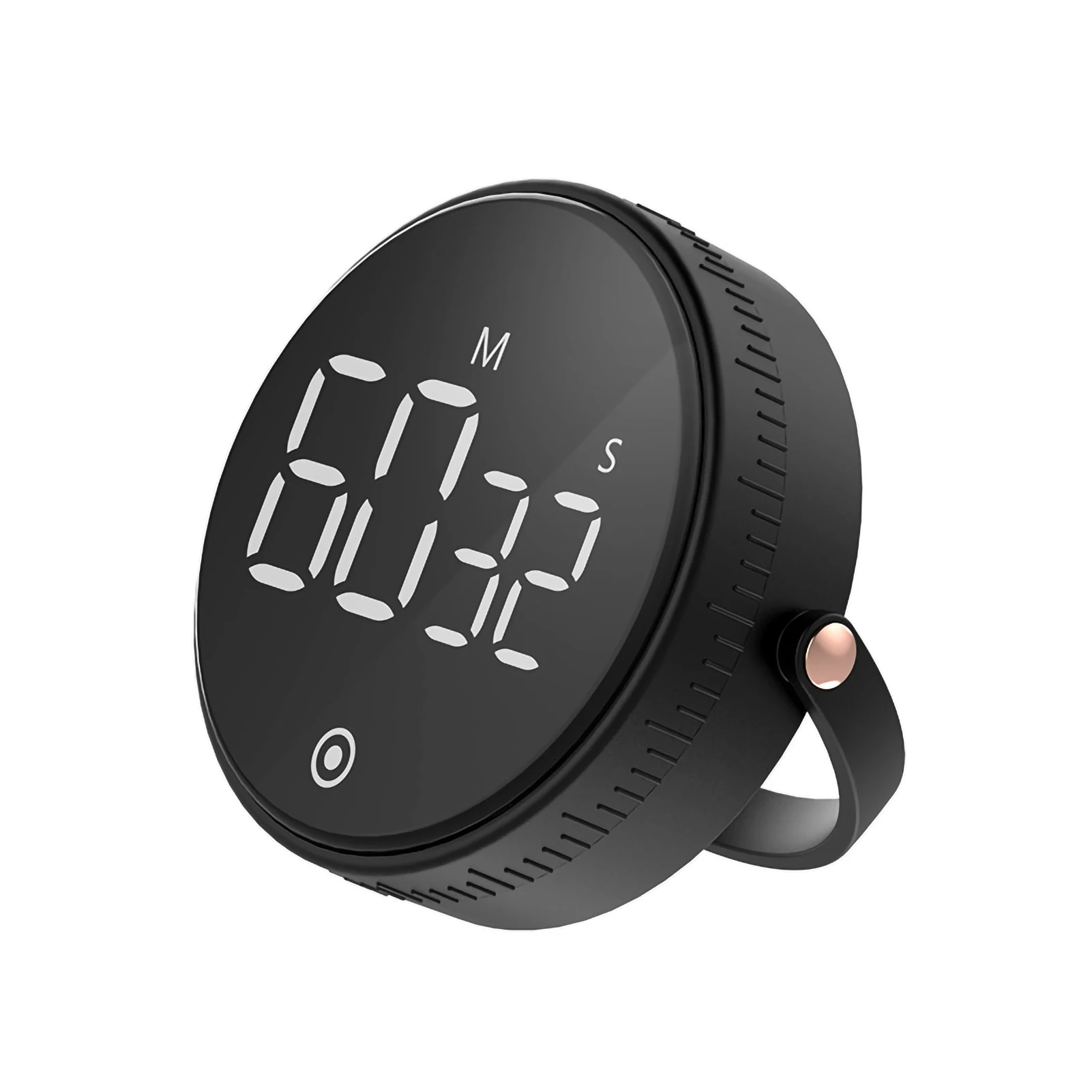 1Pc Kitchen Timer LED Digital Magnetic Timer Manual Rotary Countdown Timer Alarm Clock for Cooking Study Fitness Stopwatch Time