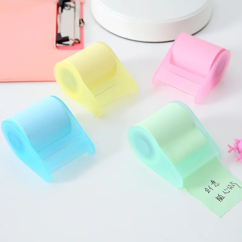 Memo Tape Creative Roller Sticky Notes Korea N times Posted Simple Memo Message Paper Diary Notepad Office Accessories Stationer