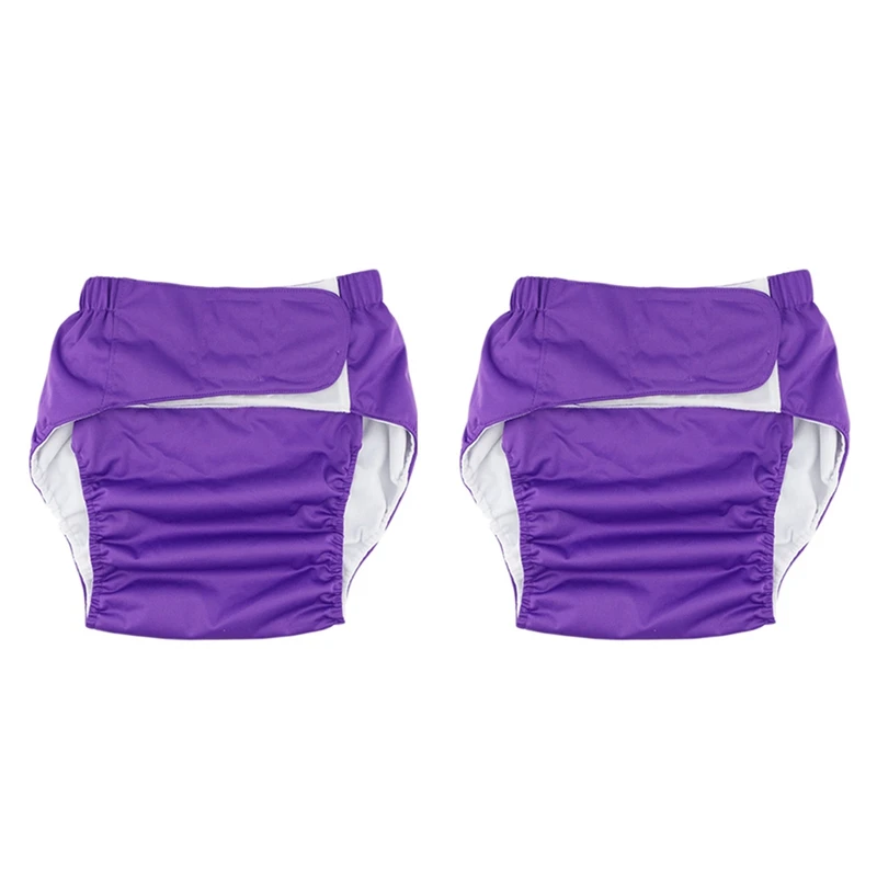 

2X Super Large Reusable Adult Diaper For Old People And Disabled, Size Adjustable Incontinence Pants Und Erwear