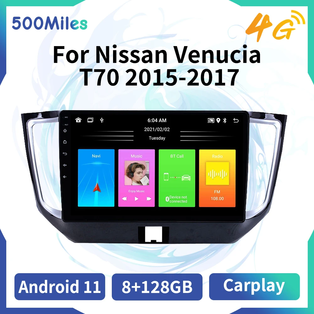 

for Nissan Venucia T70 2015-2017 2 Din Android Car Radio Stereo WIFI GPS FM Navigation Multimedia Player Head Unit Autoradio