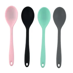 1Pcs Stirring Spoon Multi Purpose Silicone/Plastic for Household Soup Spoons Cooking Utensils Ladle Kitchen Accessories