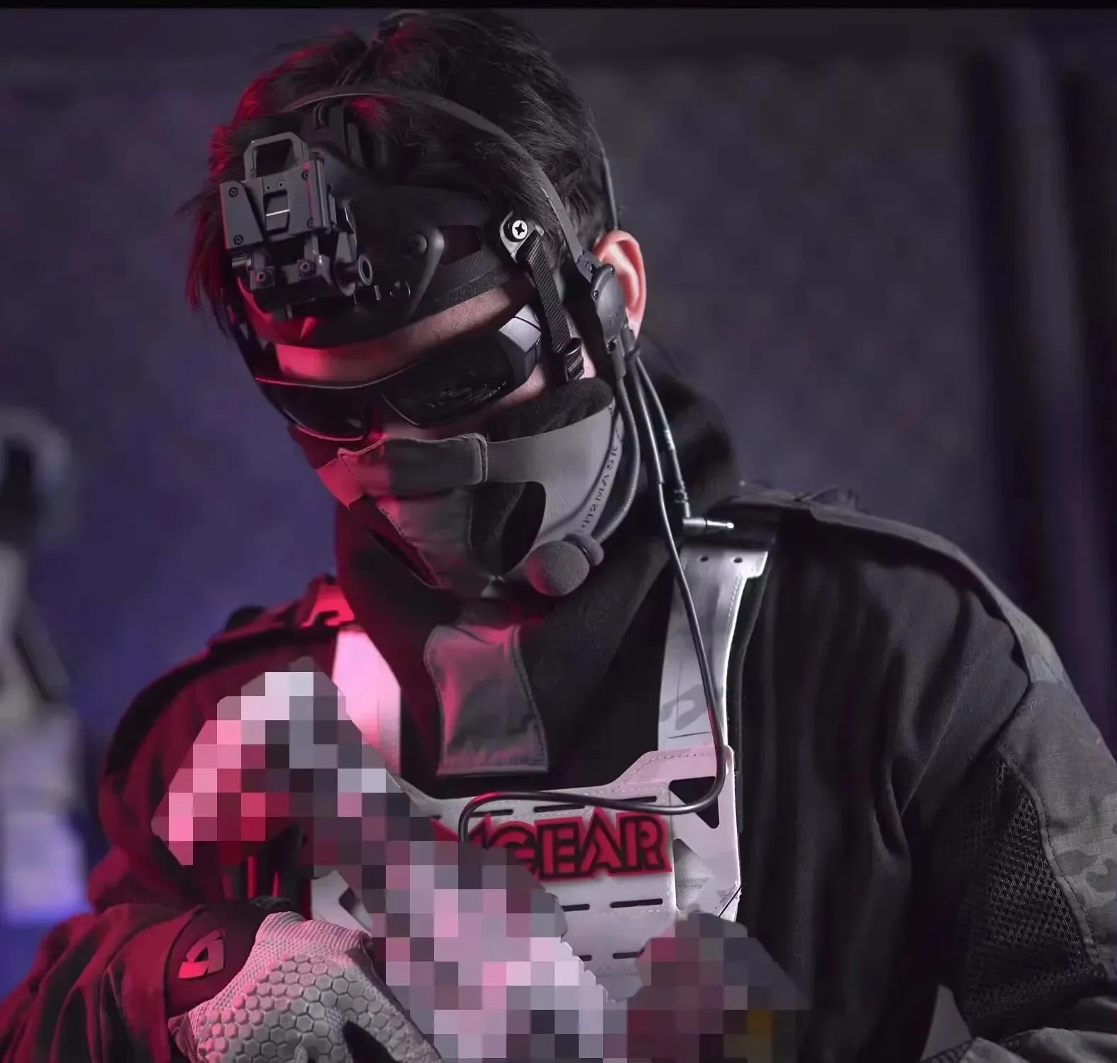 DMgear Montura para gafas de visión nocturna con soporte casco - imagen 4