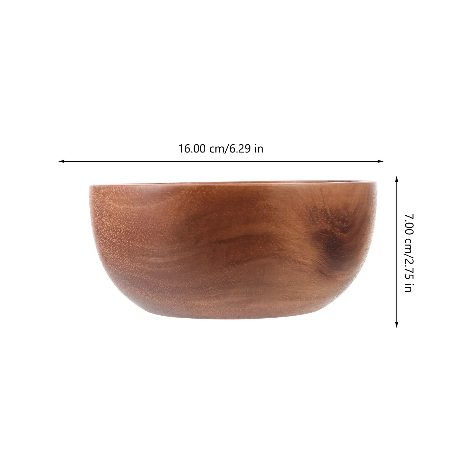 

Natural Wood Salad Bowl Lightweight Large Serving Bowl for Rice Soup Noodles Wooden Bowls for Salad Wooden Fruit Bowls