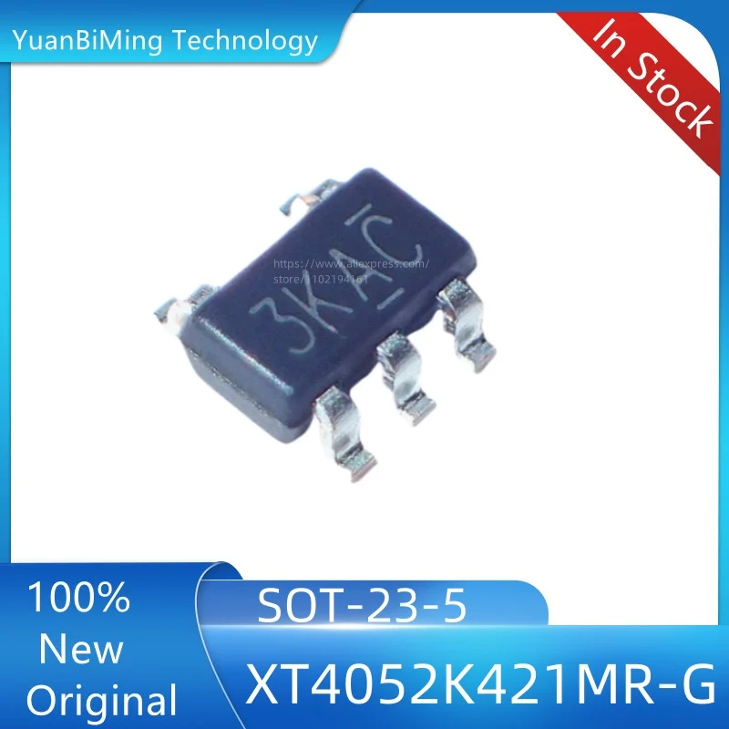 10-3000pcs/lot XT4052K421MR-G SOT-23-5 XT4052 Lithium ion battery constant current power management chip  In Stock