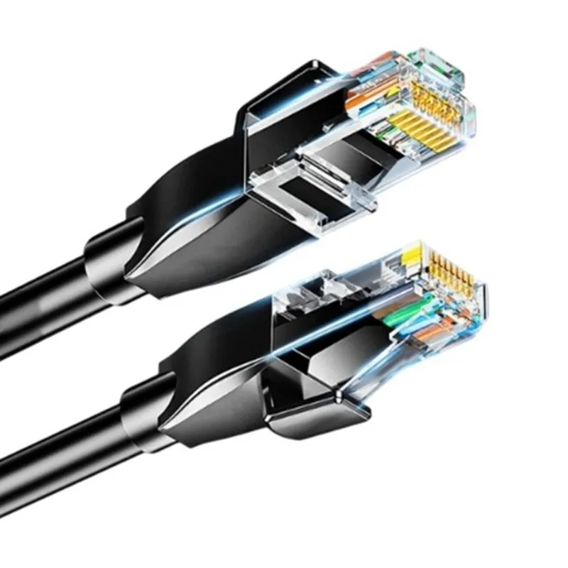 A52T Ethernet Cable Cat6 2M Lan Cable High Speed 10Gbps RJ45 Internet Cable UTP CAT6 Shielded Network LAN Cord For PC TV PS5