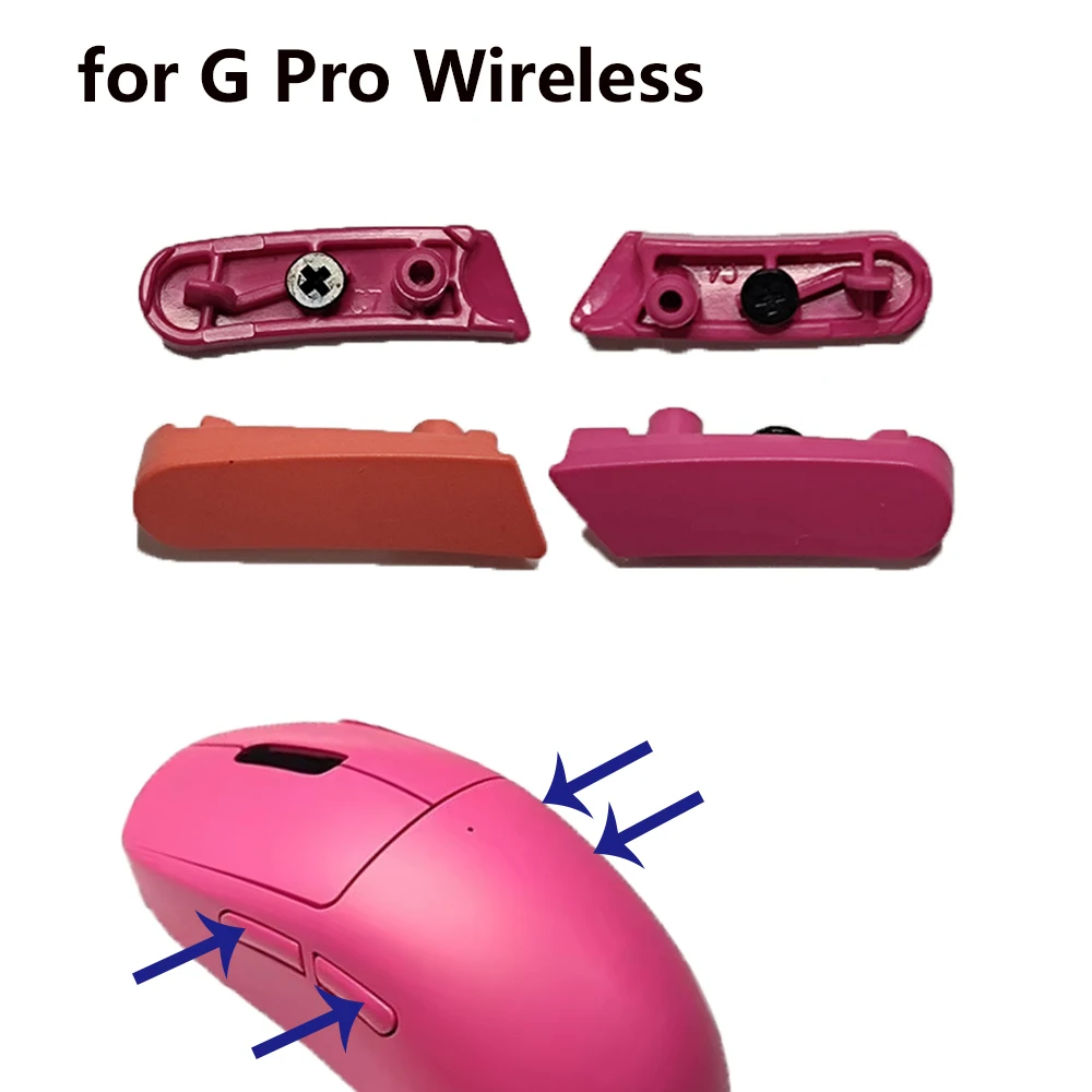 

Replacement Mouse Side Button Left/Right Up/Down Key Button For Logitech G Pro Wireless Mouse Side Button Cover Accessories