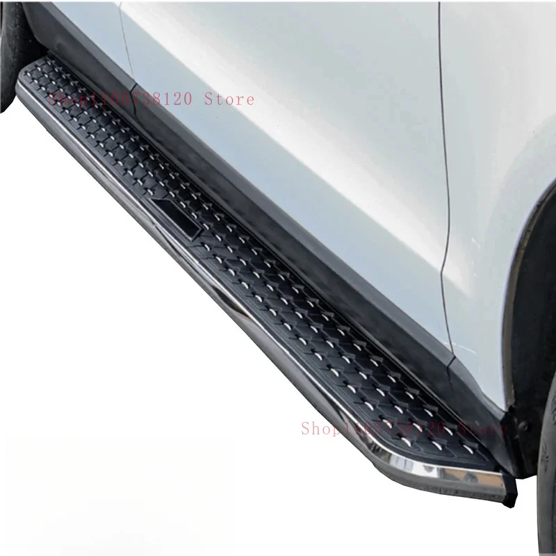 High Quality Aluminium Side Step Running Board Pedal Bars Reneg - No Drilling