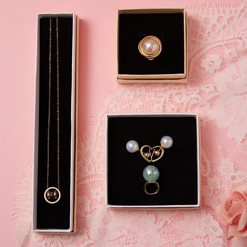 Customized. Jewelry Box Neckle Ring Earrings Box Ornament Storage Box Jewel and Packing Box