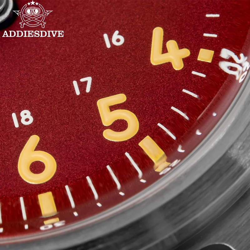 ADDIESDIVE Мужские часы 36 мм C3 Зеленые светящиеся 20 бар Водонепроницаемые автоматические механические часы с пузырьковым зеркалом relógios masculino