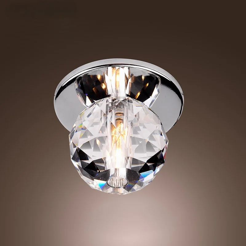 

K9 Crystal Ball Ceiling Lights Home Indoor Lighting Modern LED Light Fixtures Porch Hallway Aisle Lamps