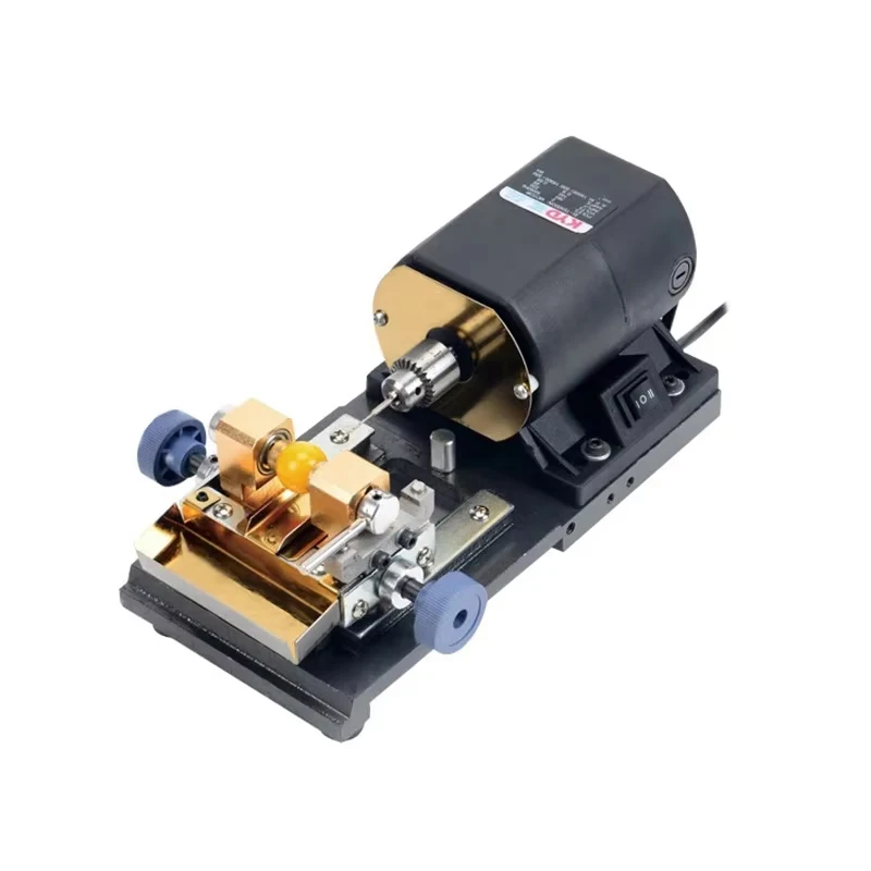 Multifunctional Mini Woodworking Lathe Electric Pearl Punching Machine DIY Grinding and Polishing Beads Rotating Center Lathe