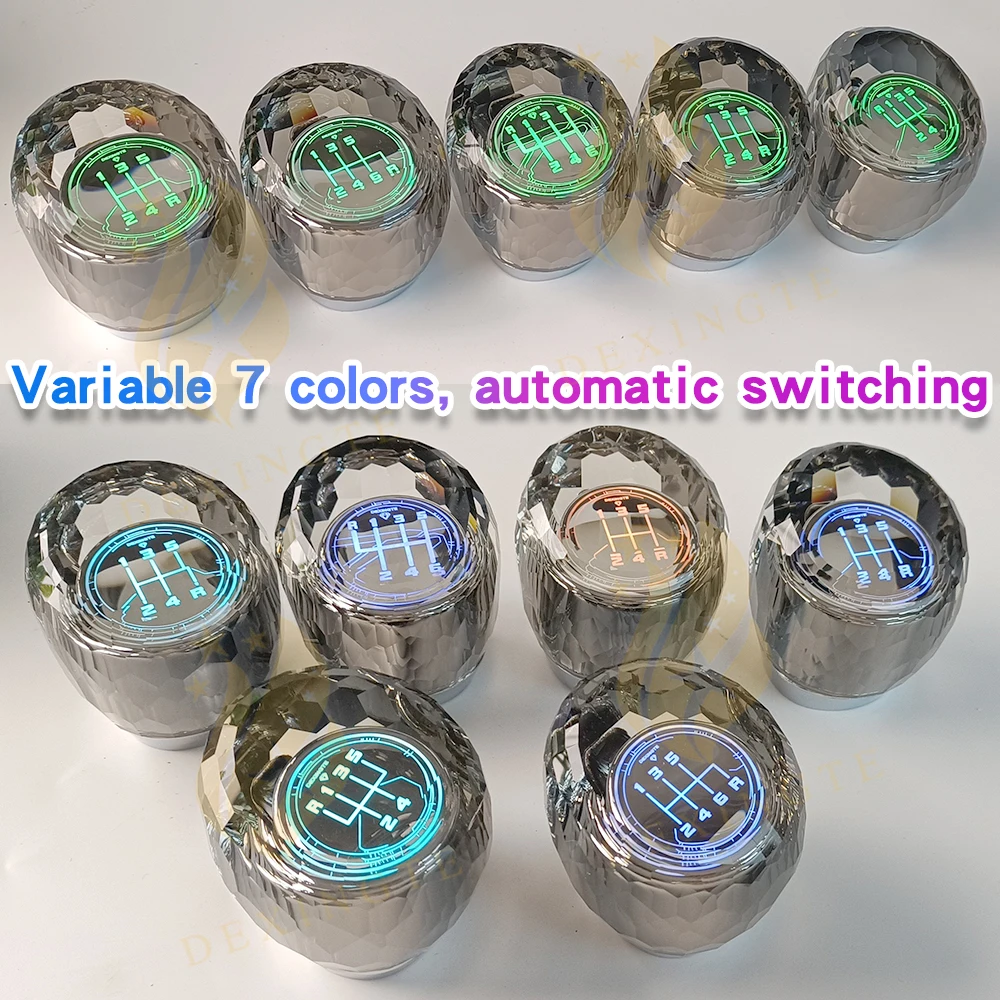 

Crystal Gear shift knob For Toyota Land Cruiser gear breacher Tanto Corolla rav4 Gear shift head Gearbox Handle Car Automatic