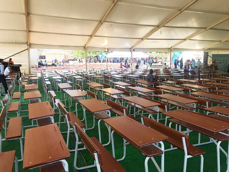 Factory Direct 2026 Top Tavolo da aula in legno Panca doppia per studenti Scrivania e sedia Mobili per vecchi oggetti di scuola