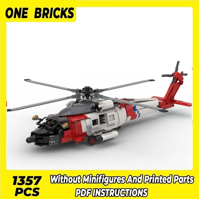 

Moc строительные блоки, военная модель, спасательный вертолет, технические кирпичи, сделай сам, сборка, строительные игрушки для детей, праздничные подарки