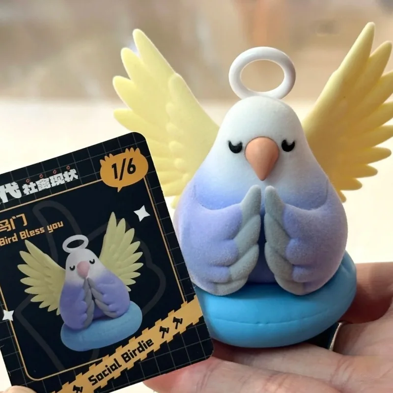 

Little Bird Taro Balls Bad Bad Birdie The Third Bullet Blind Box Social Birdie Series слепая коробка Фигурка животного Mystery Box Подарок