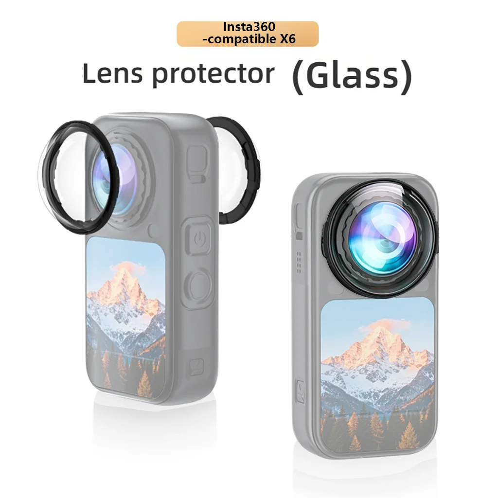 BGNing Rahmenkäfig für Insta360 X6 Metall-Schutzrahmen-Gehäuse mit 1/4"-Gewinde-Montageadapter für Insta360 X6 Kamera – Detail 14