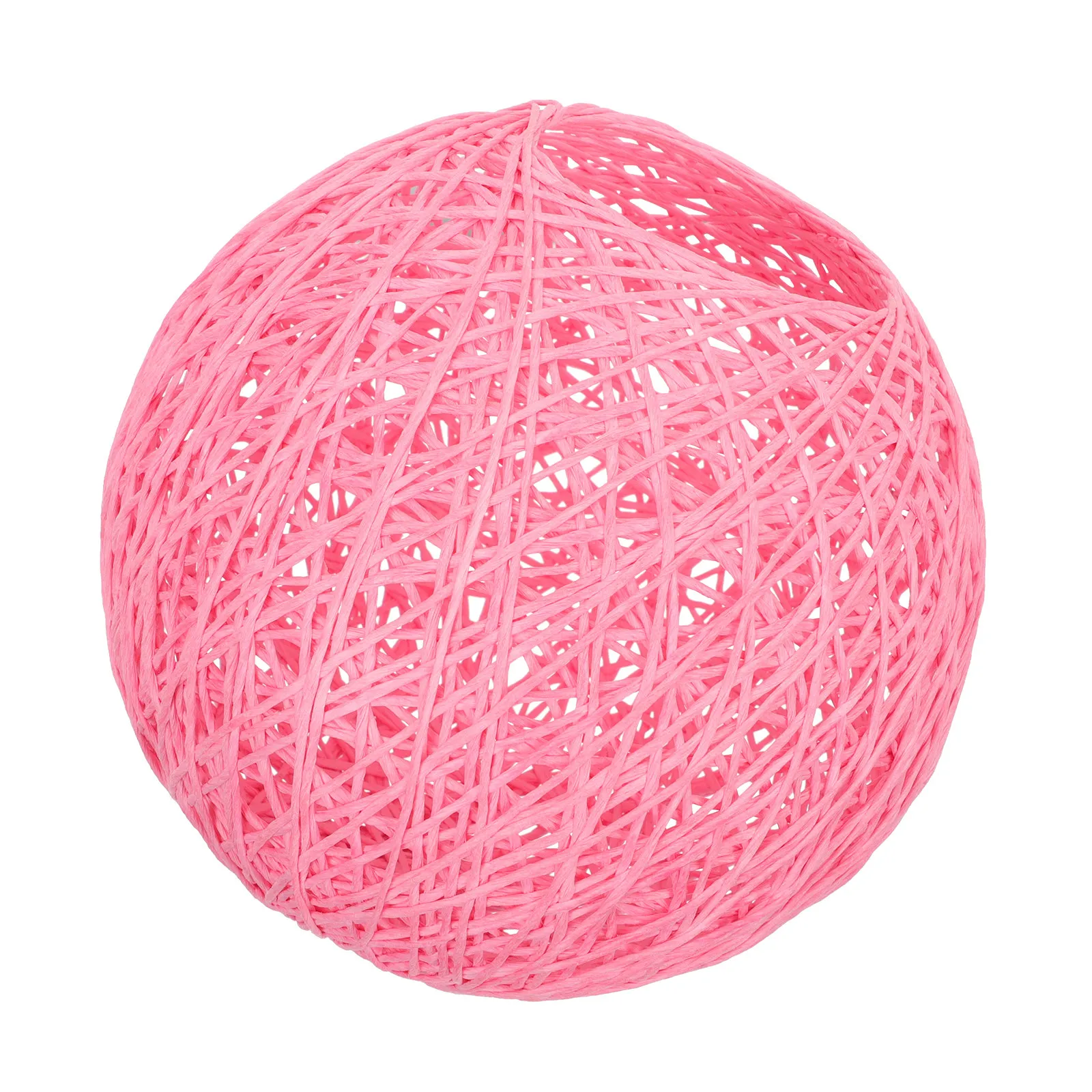 Premium Paper Rattan Ball Lampshade for Indoor Hanging Table Lamp Soft Light Diffuser Dust Protector Creative Chic Decor Lamp
