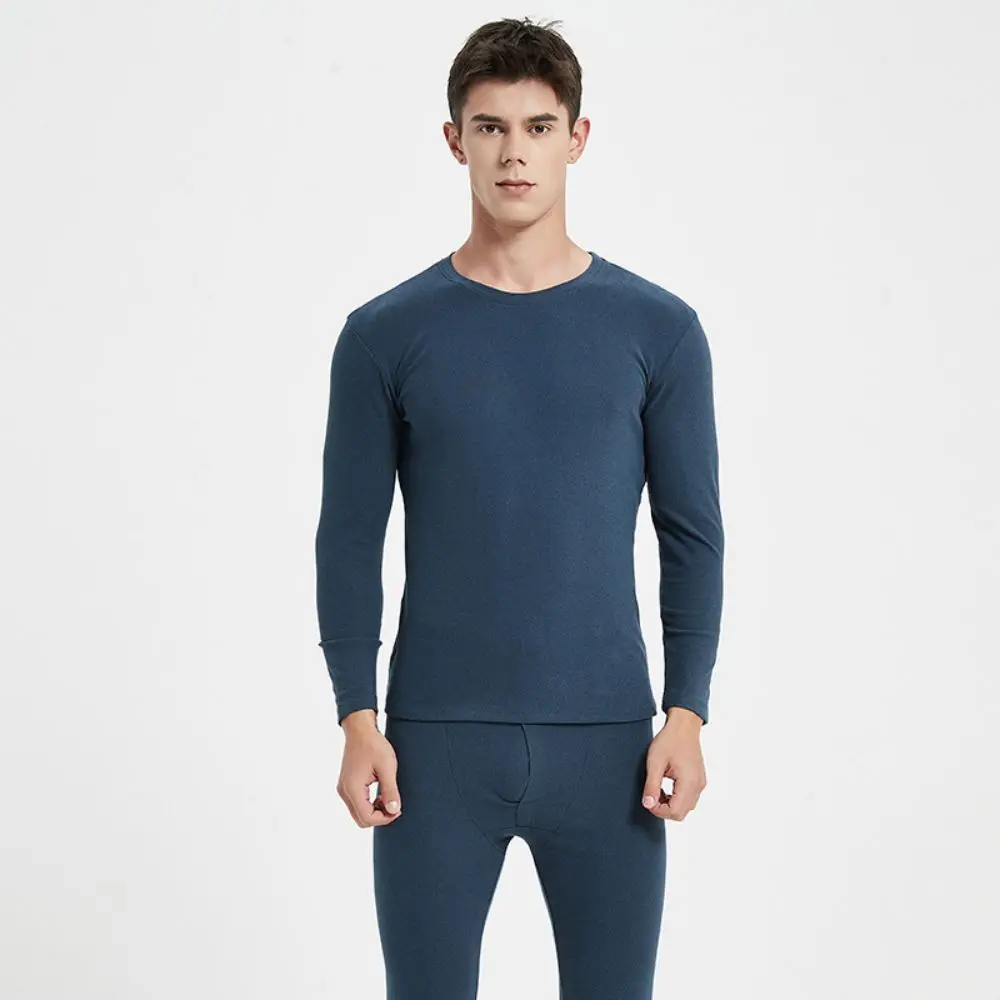 Winter Adult Thermal underwear set men and women crewneck base shirt long Johns plus sized warm underwear for daily use