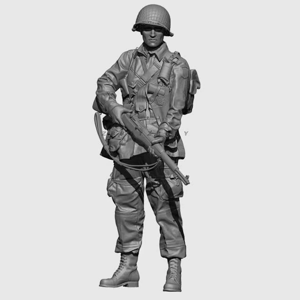 1/35 WWII US Army Airborne, Resin Model figure soldier, WW2 Military themes, Unassembled and unpainted kit