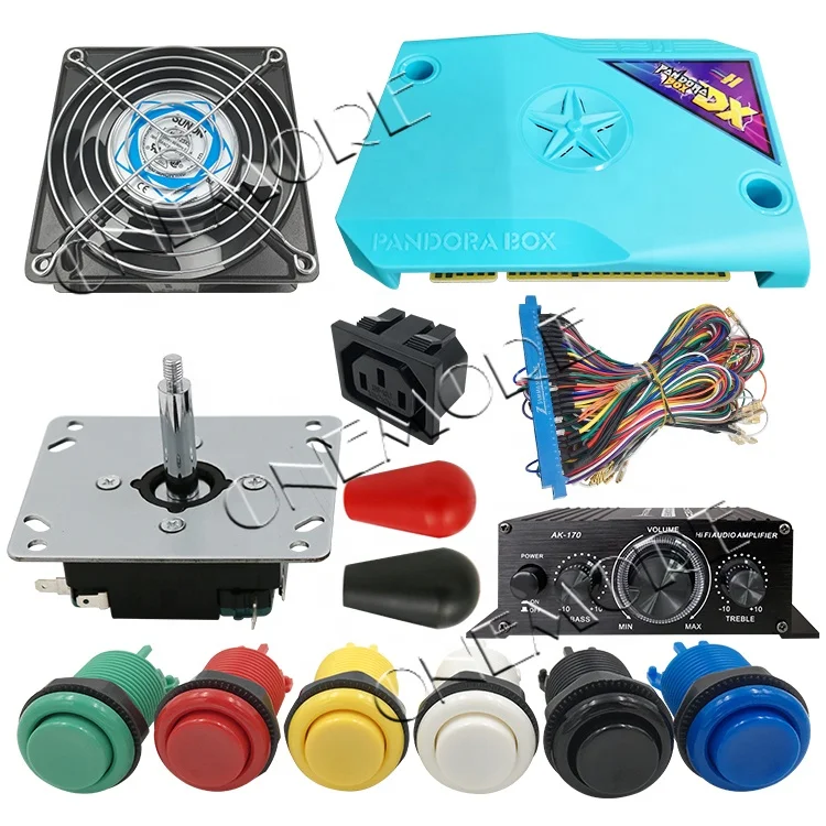 

Bartop Arcade Joystick Parts Diy Kit, Wooden Arcade Accessory Cabinet Kit, Kits De Maquina Arcade