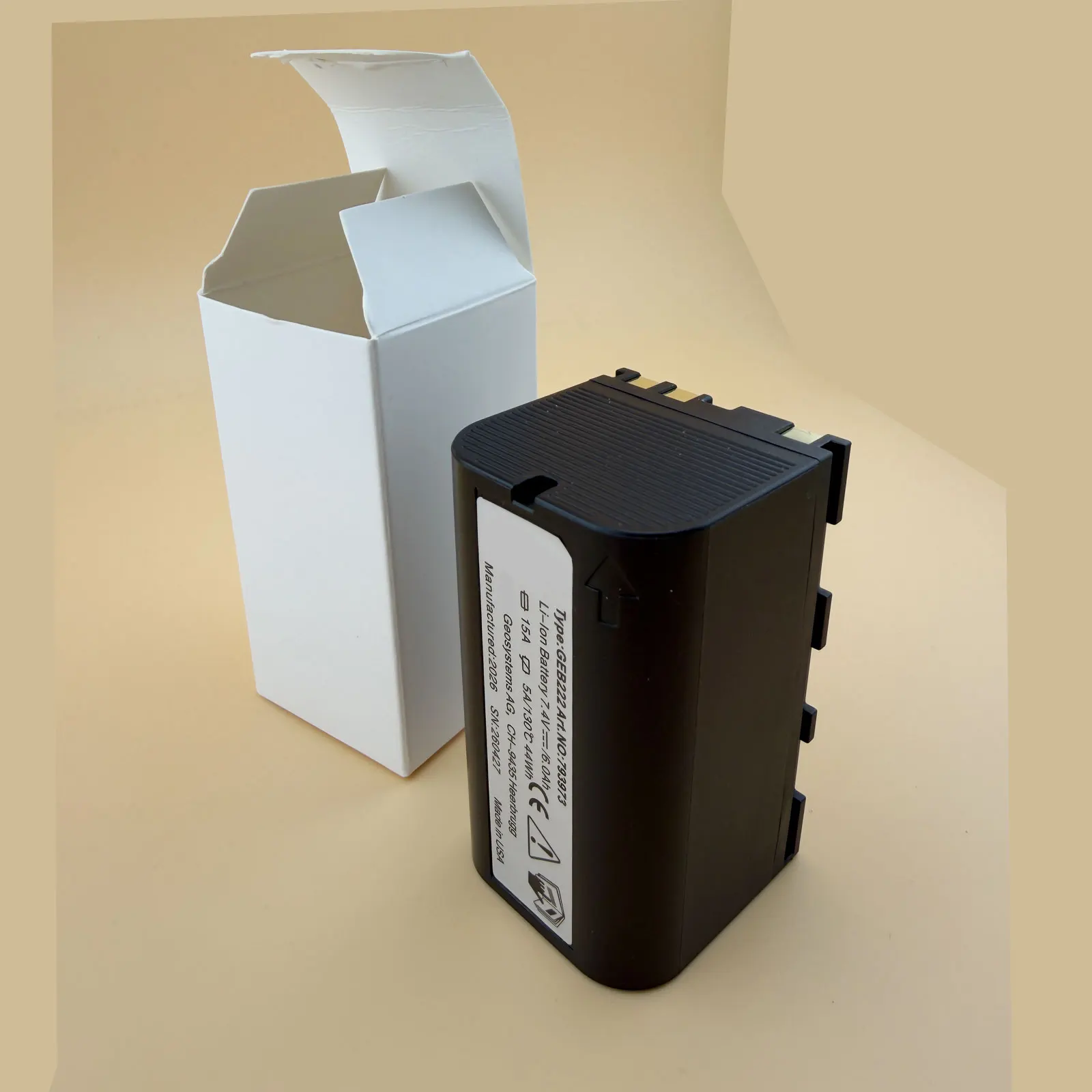 6.0Ah Battery GE222 For Leika TS02 TS06 TS09/12/16 TPS1200 ATX1200 GPS1200 Total Stations Surveying Instrument lithium 7.4V