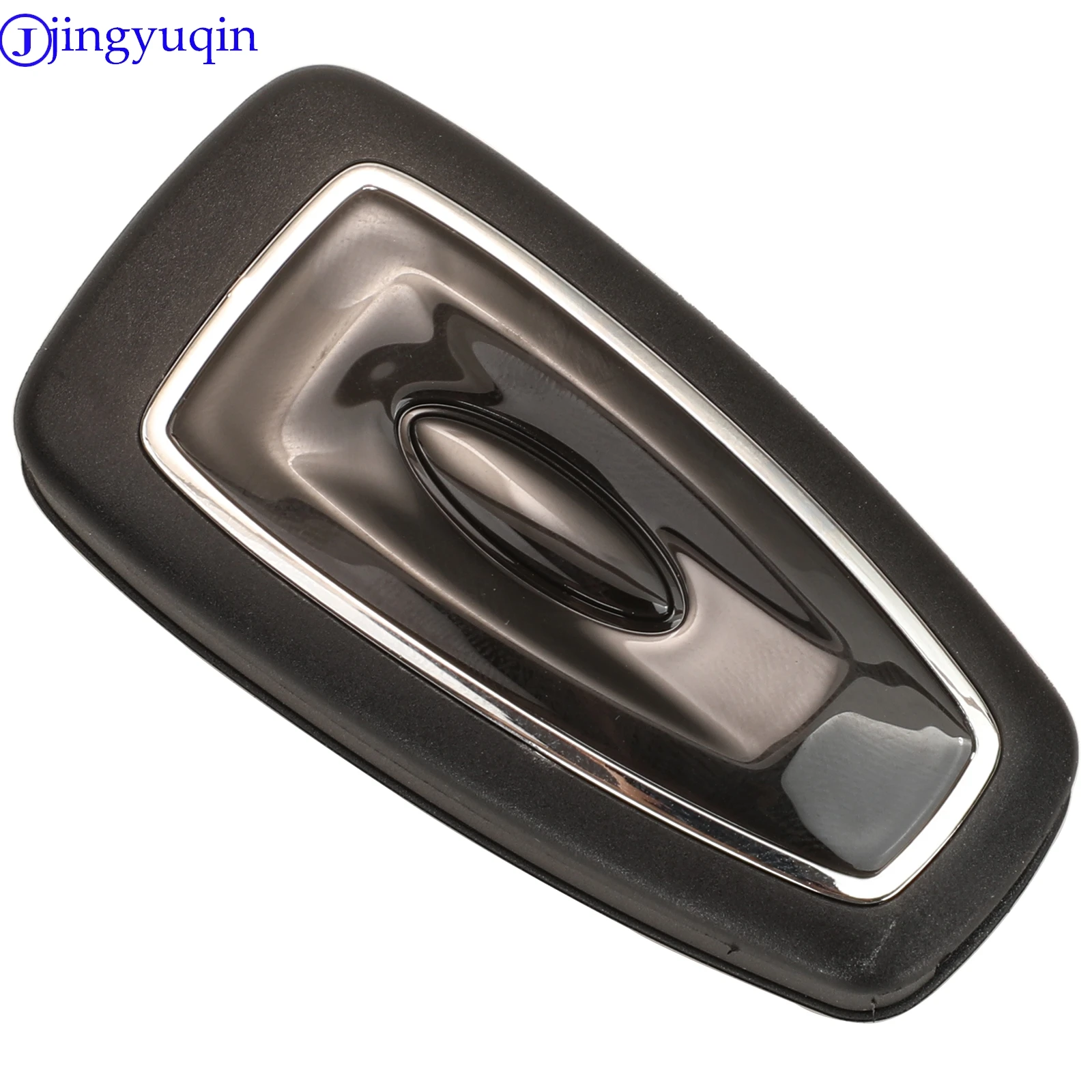Jingyuqin 10PS รีโมทพับฝาครอบกุญแจรถกรณีเชลล์สําหรับ Ford Focus Fiesta 2013 Fob HU101 Fo21 กรณีใบมีด