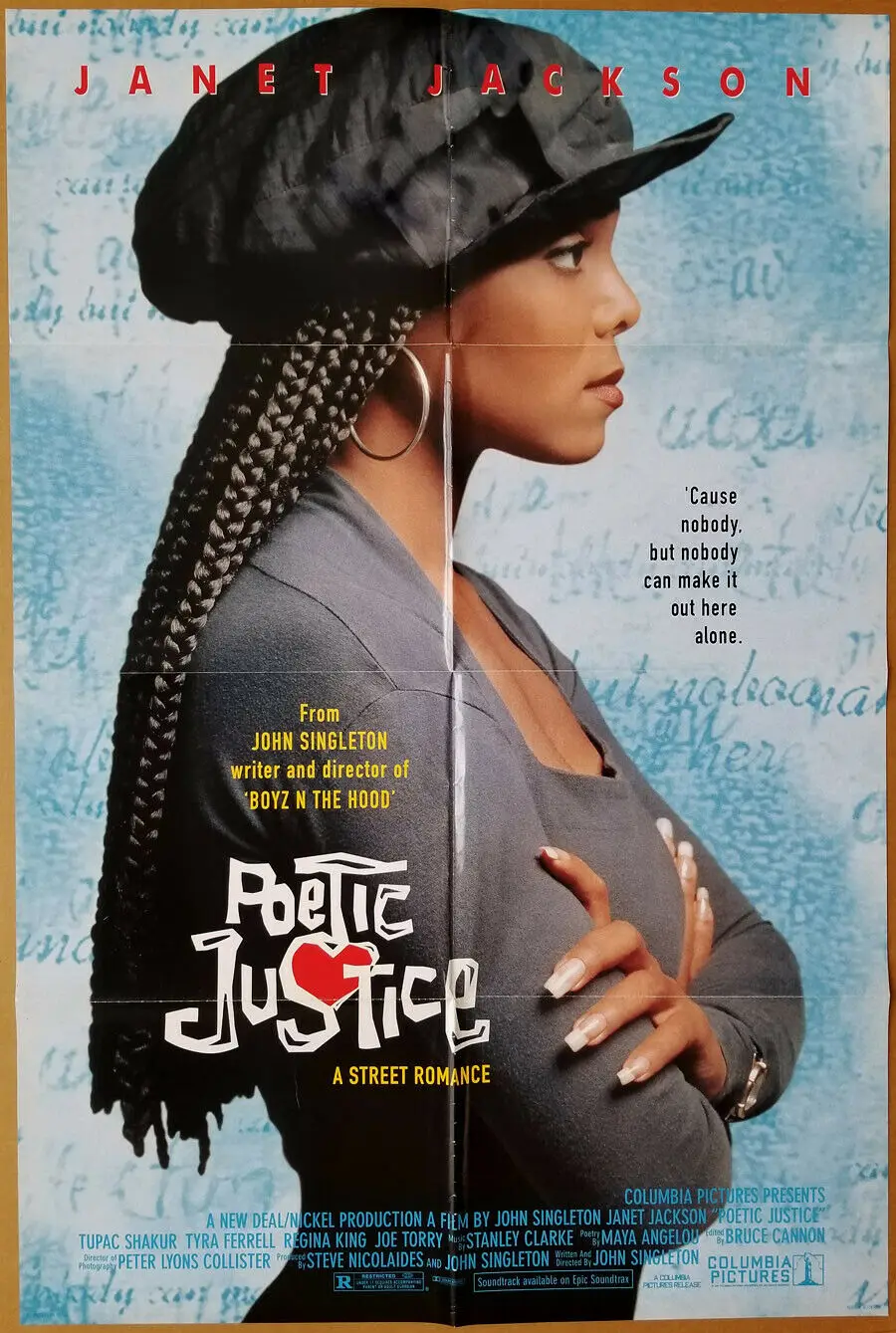 POETIC JUSTICE MOVIE Art Picture Print Silk Poster Home Wall Decor