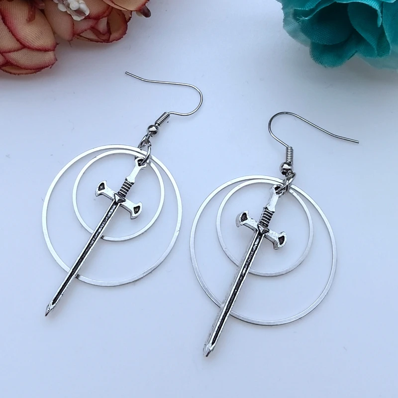 Sword Earrings, Dagger Earrings,Gothic Jewelry,Sword Jewelry,Dark Academia,Medieval Swords, Dark Romantic, Victorian Gothic