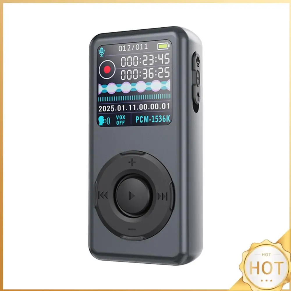 4GB-64G مسجل صوت رقمي إلغاء الضوضاء الذكية AI صوت المنشط مسجل الصوت مشغل MP3 لاجتماع مقابلة المحاضرة