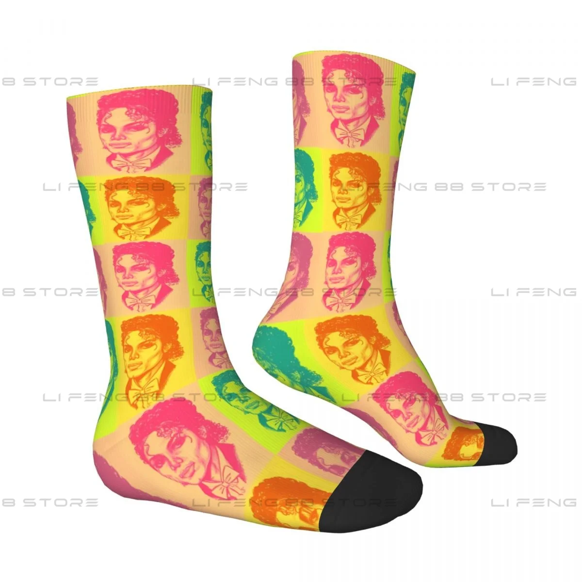 Michael Jackson Graphic Men Women Socks Outdoor Novelty Spring Summer Autumn Winter Stockings Gift