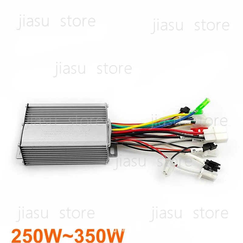 350W Square Wave BLDC Controller 24V36V48V Reverse Cruise Assist Accessory for Electric Scooter Hub Motor