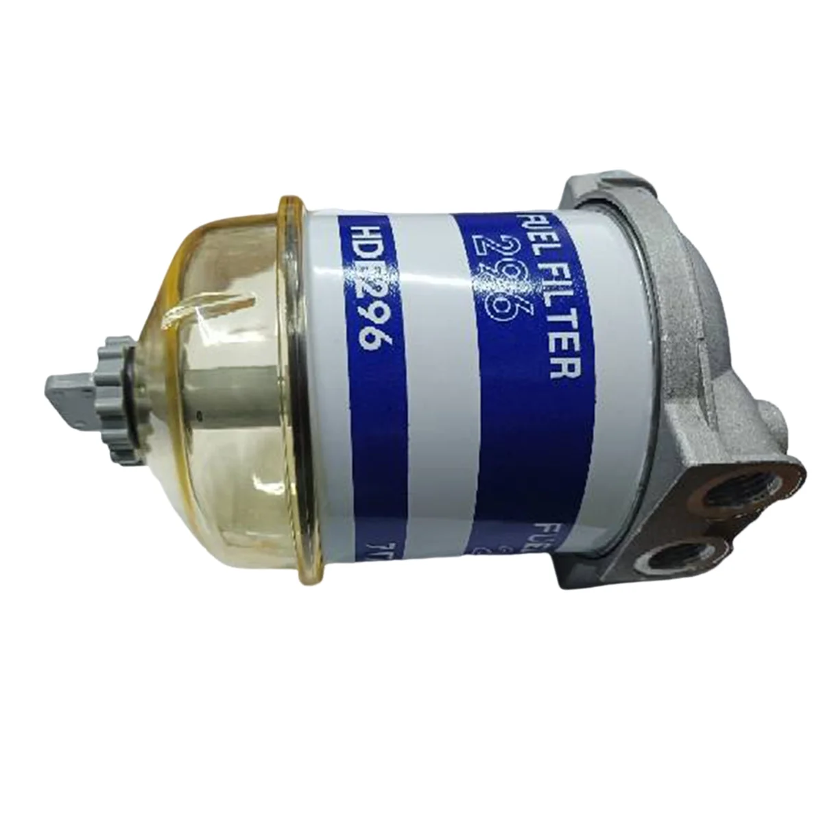 Filtro de combustível de duelo duplo universal diesel 296 elementos 7111-296 hdf296 filtro separador de água de óleo copo duplo assy