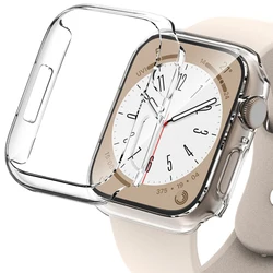 Apple Watch用の透明な骨格保護ケース,ハーフパック,iwatch se 987pc,49mm, 45mm, 41mm,AppleWatchと互換性があります