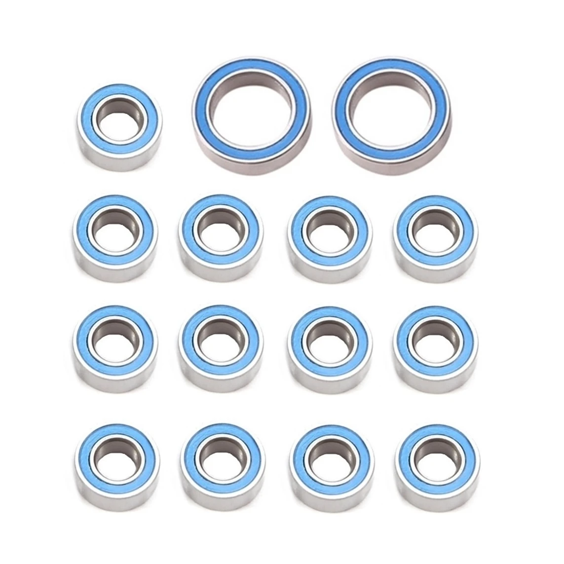 15pcs Sealed Bearing Kit for 1/10 ECX 2WD Torment Amp Ruckus Circuit Boost RC Car Upgrade Parts Accessories