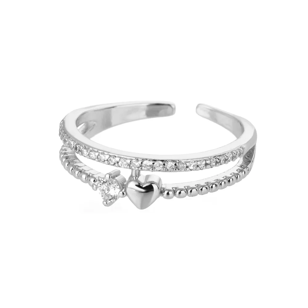 Anillos Gold Farbe Zirkonia Chic Ringe Für Frauen 2025, Punk Elegante Hochzeit Party Ästhetischen Edelstahl Ring Schmuck