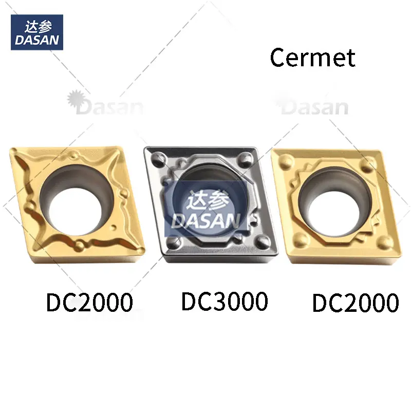 10pcs CCMT060204 DC3000 CCMT060202 CCMT09T304 CCMT120404 HQ MT Carbide Cermet Inserts CCMT Turning Boring Cutting CNC for Steel