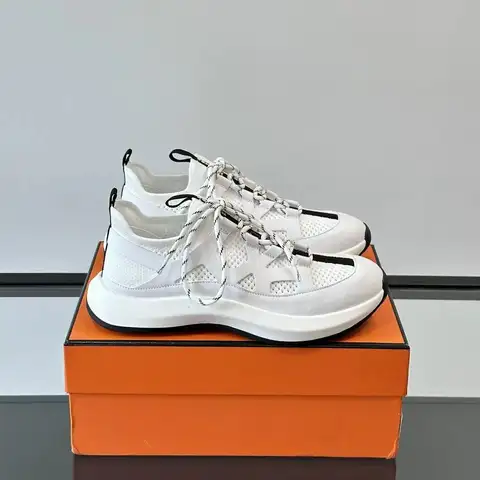 White Black Stripe Thick Sole Sneakers Unisex for Men Women
