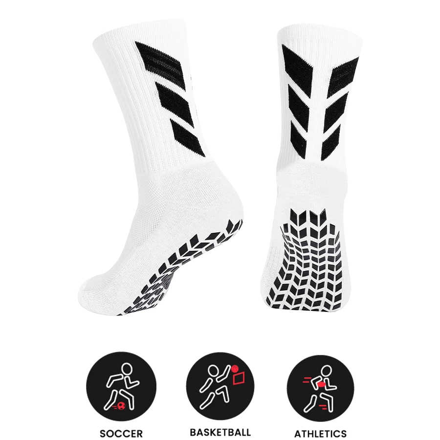 1 par de calcetines de fútbol para hombre, calcetines antideslizantes para hospital, yoga, entrenamiento, deportes