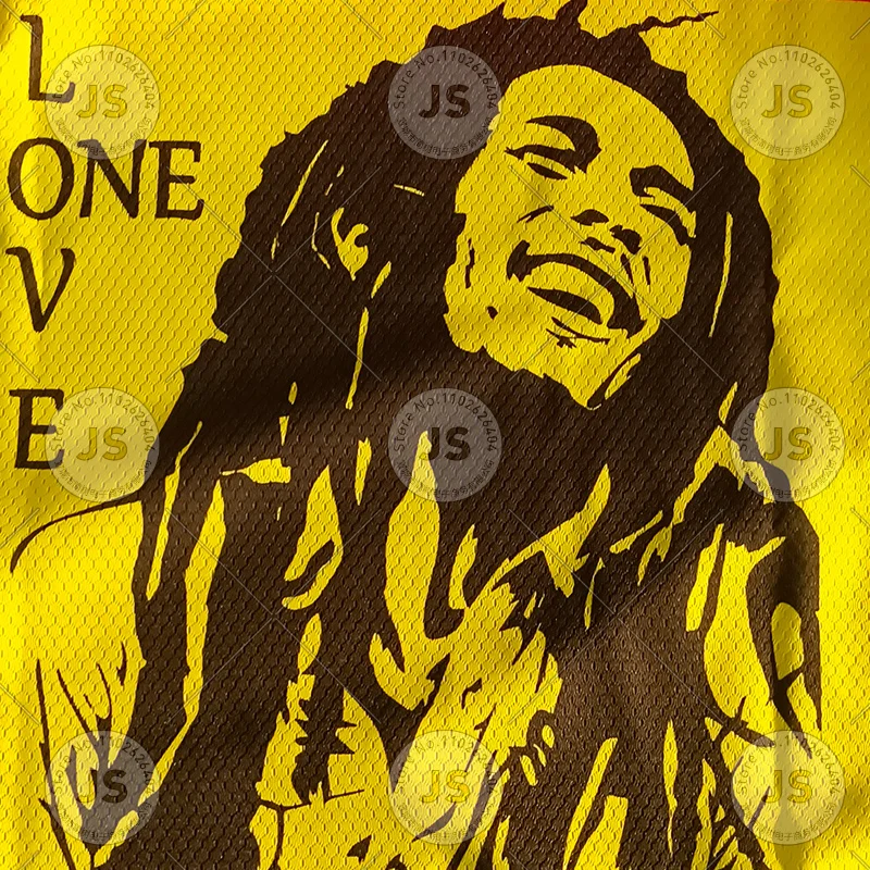 Bob Marley masculino impresso em 3D camisa de rua grande, gola redonda, estilo rock moderno, manga curta camiseta de ginástica, 6XL